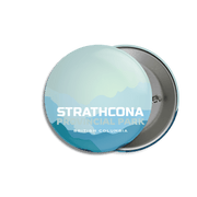Strathcona Provincial Park of British Columbia Pinback Button - Canada Untamed